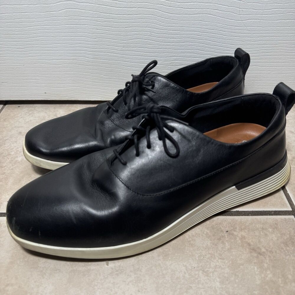 Wolf Shepherd Shoes Mens 12 Crossover Longwing Black Leather Hybrid Dress